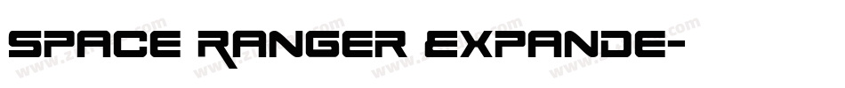 Space Ranger Expande字体转换